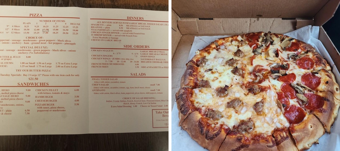 D'Antonio's Menu